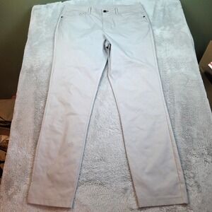 Public Rec Pants Mens 35/34 Performance Slim Straight Tech Grey Golf Workday